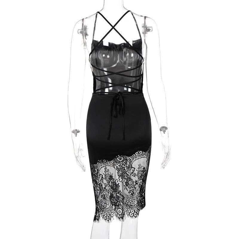 Camilla Lace Up Dress