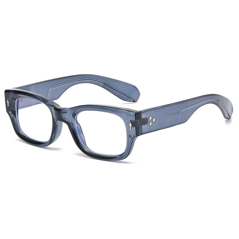 CCspace Unisex Full Rim Rectangle Acetate Eyeglasses 55548