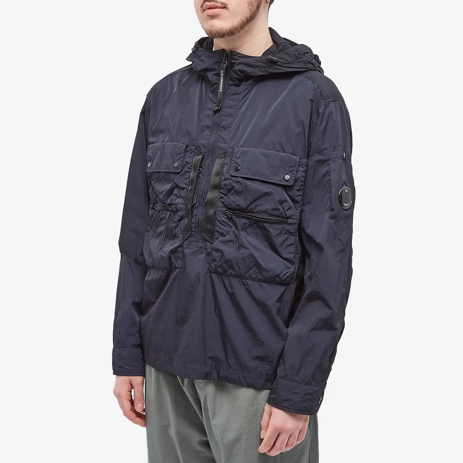 CP Company Navy Chrome Hooded Smock