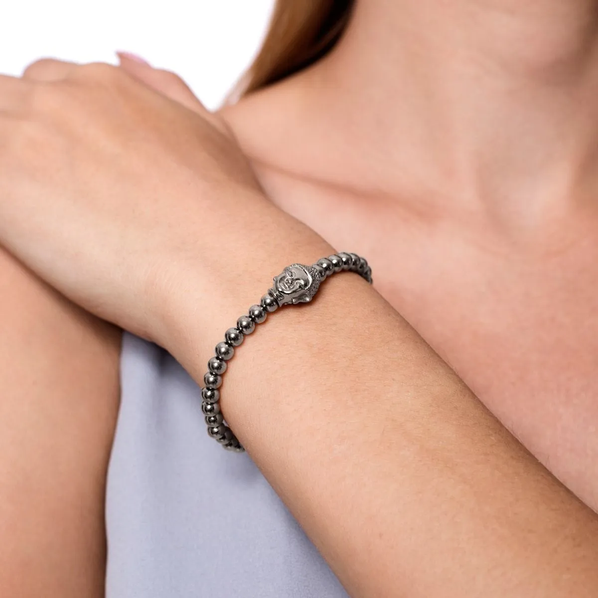 Dharma | Silver | Buddha Charm Bracelet