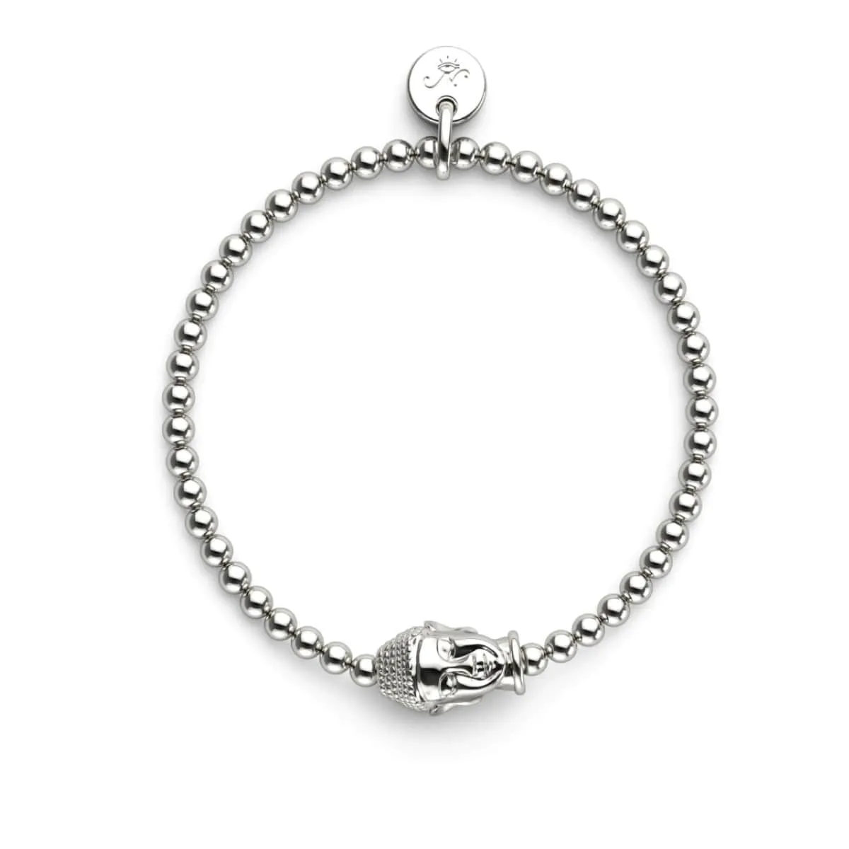 Dharma | Silver | Buddha Charm Bracelet