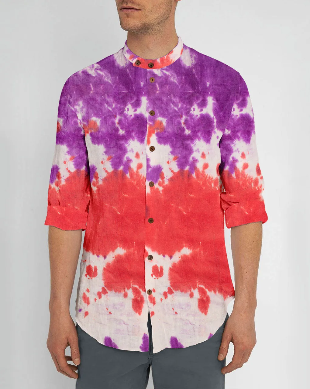 Exclusive Hand Tie & Dye Corduroy Fabric ( 21 Wales |