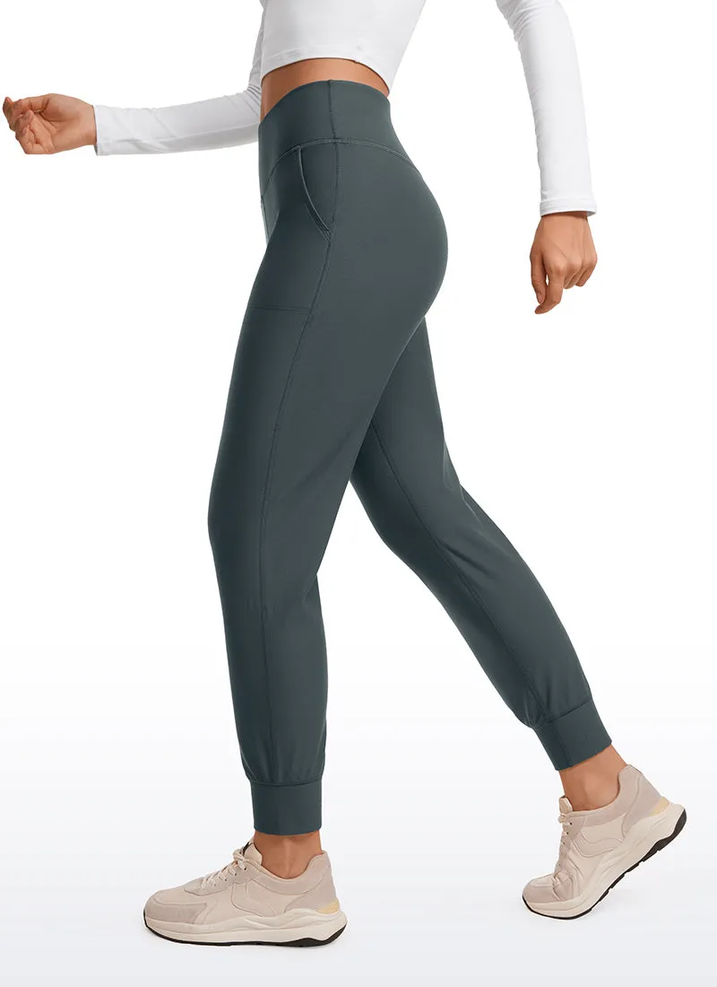 Fleece Lined Soft Workout Joggers with Pockets 27.5"