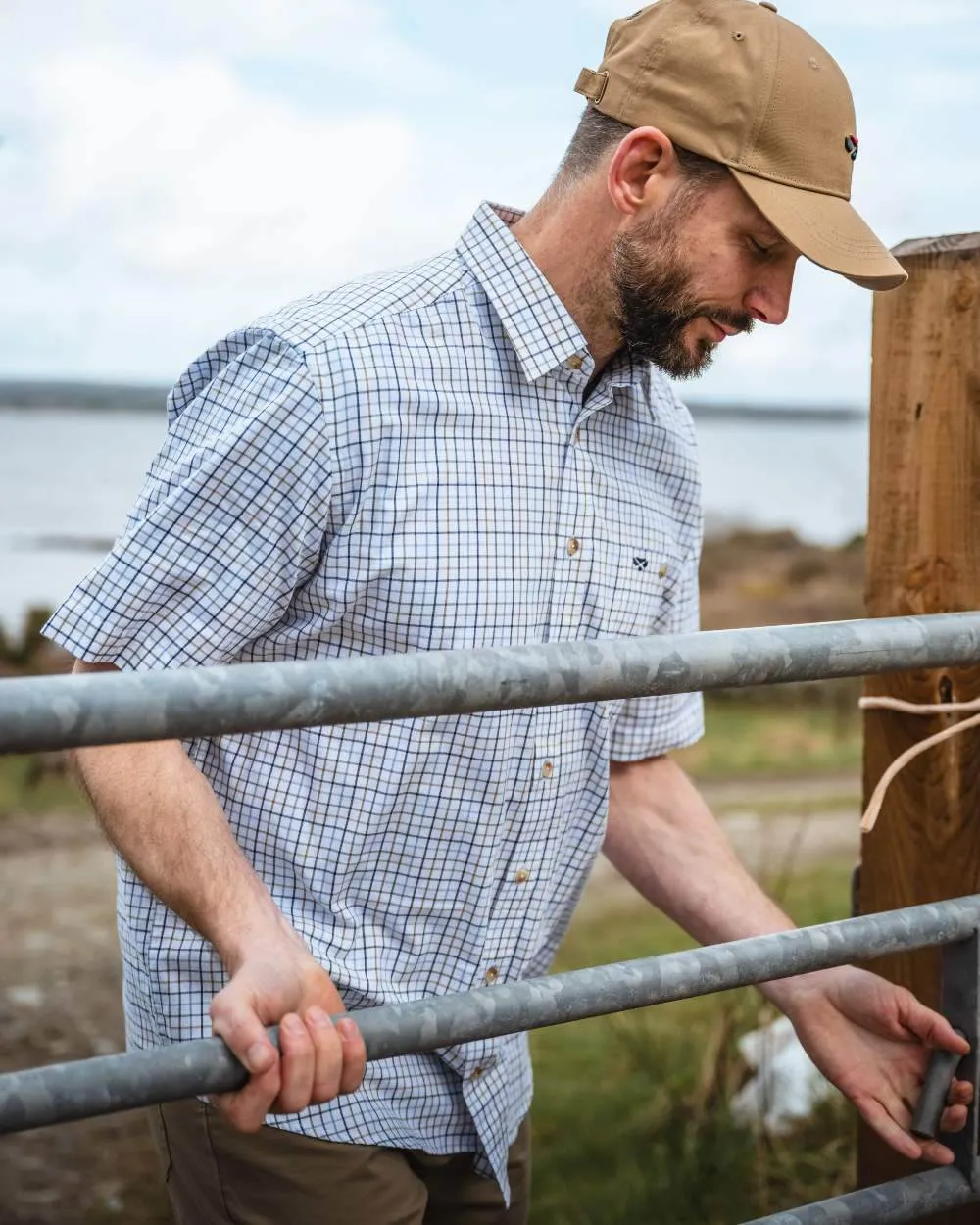 Hoggs of Fife Kessock Tattersall Short Sleeved Shirt