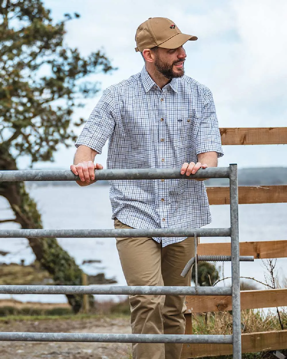 Hoggs of Fife Kessock Tattersall Short Sleeved Shirt