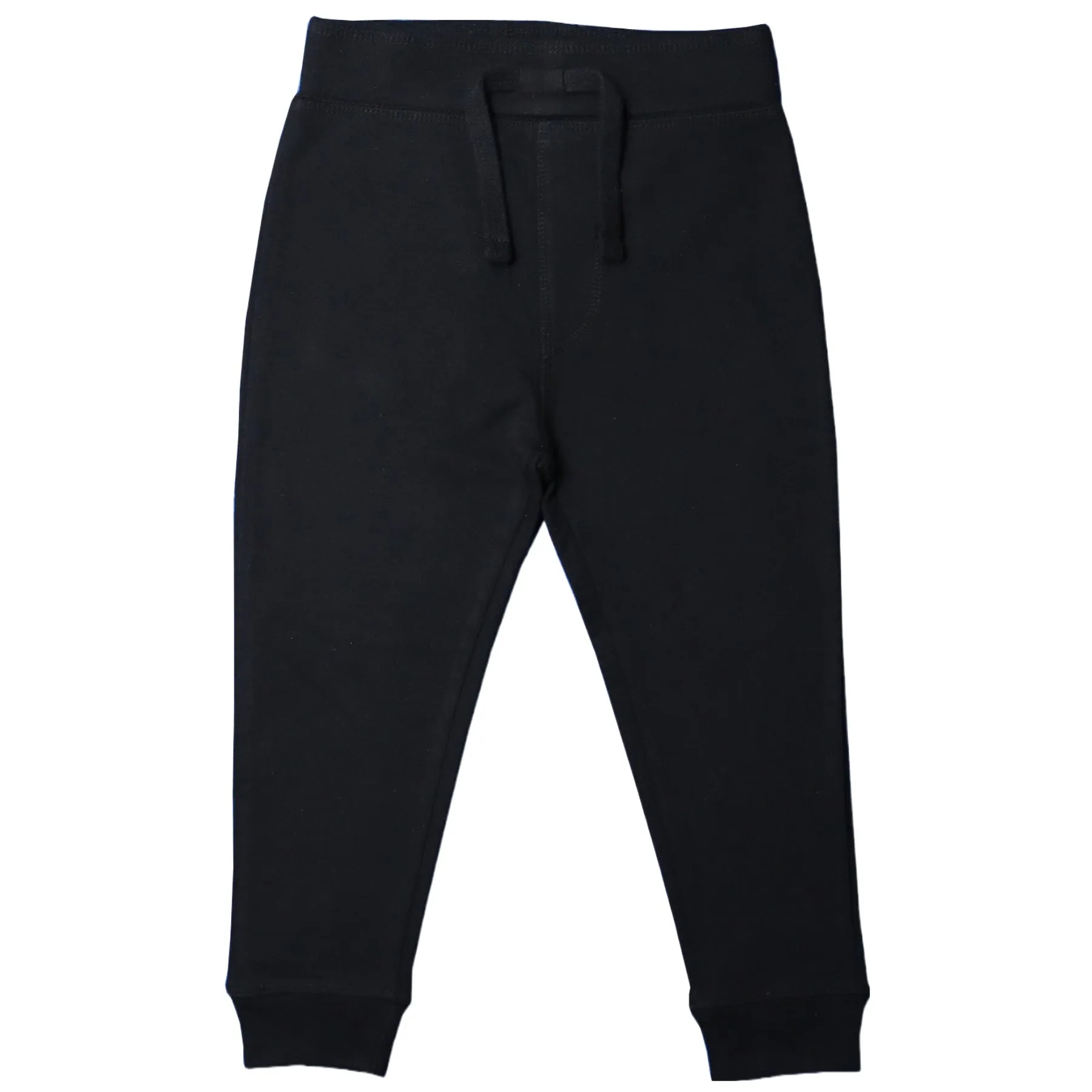 🎁Kids Solid Fleece Lined Jogger Pants - Black