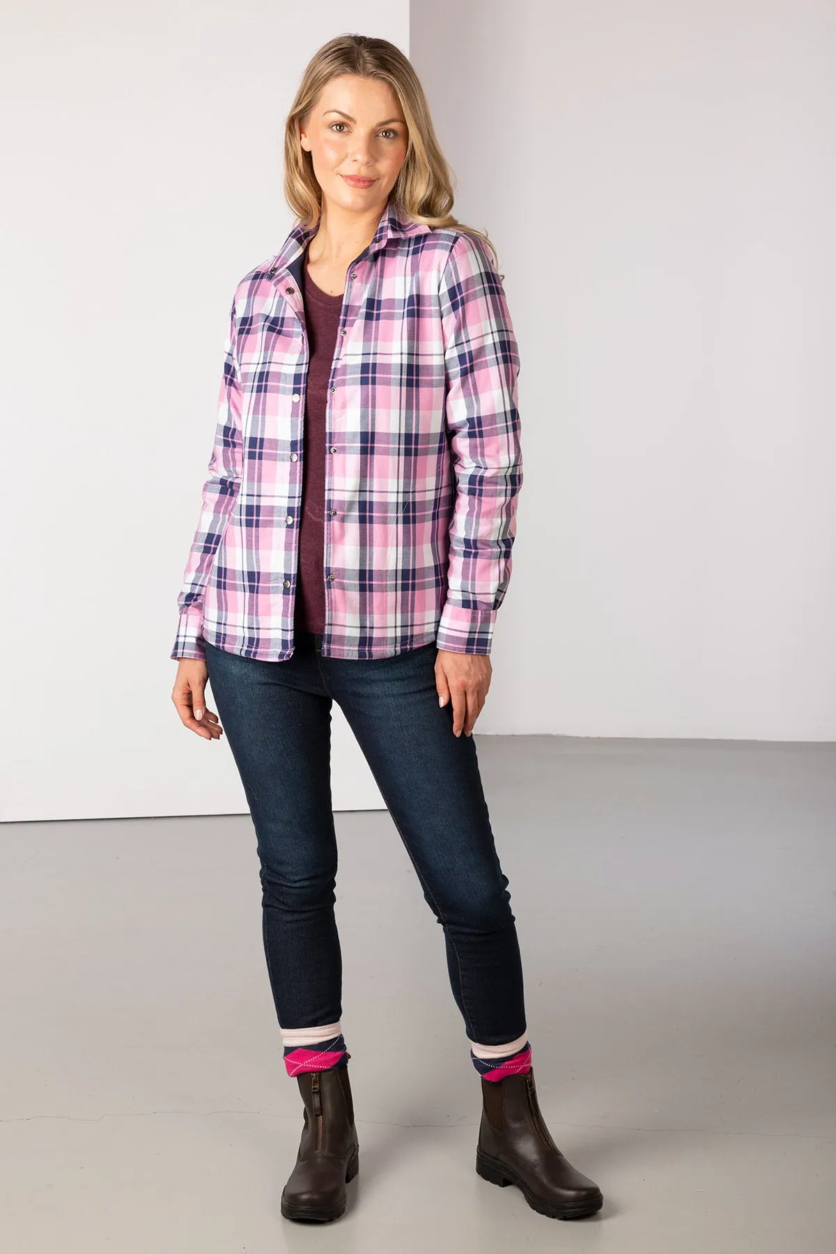 Ladies Fleece Lined Shirt - Hannah