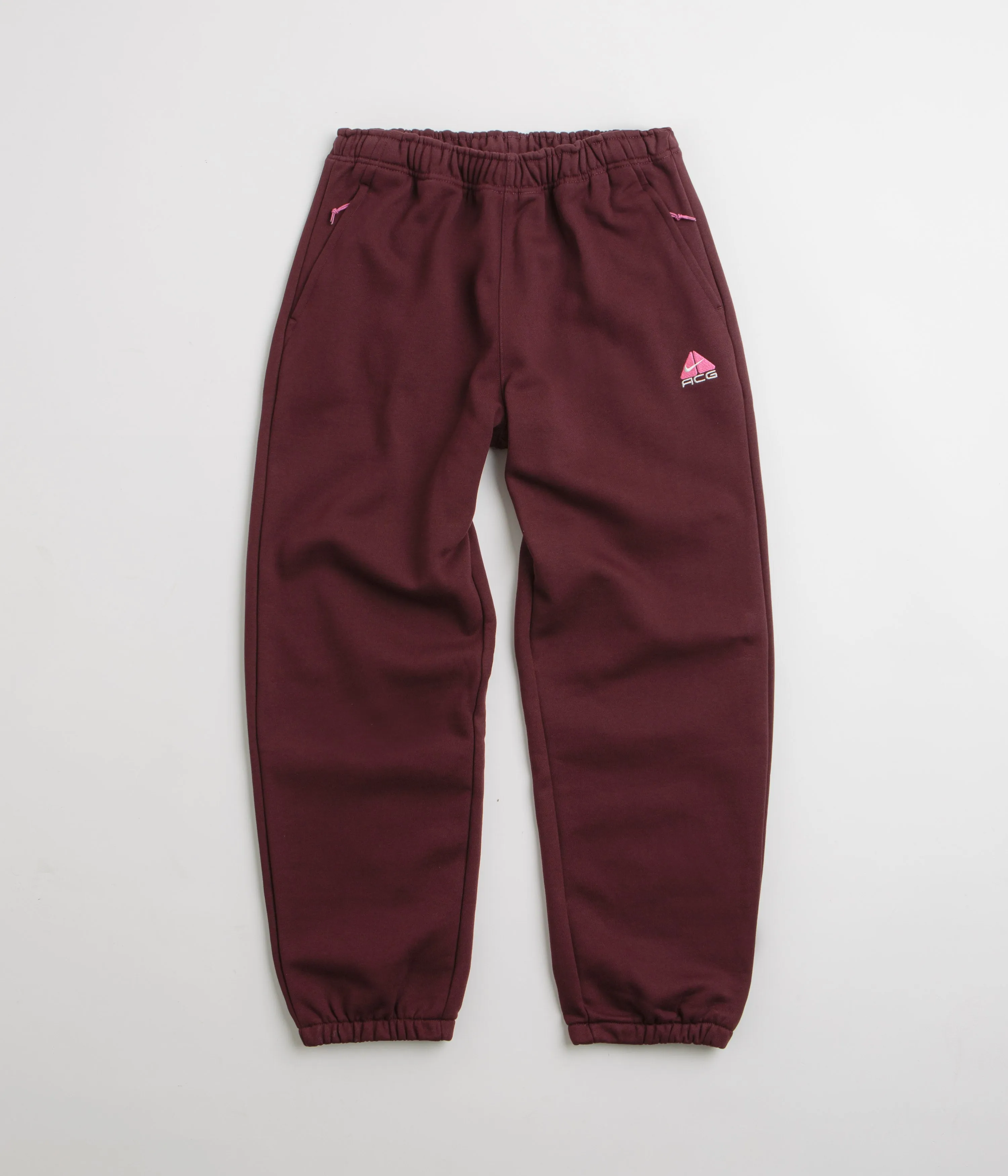 Nike ACG Tuff Fleece Lungs Pants - Burgundy Crush / Laser Fuchsia