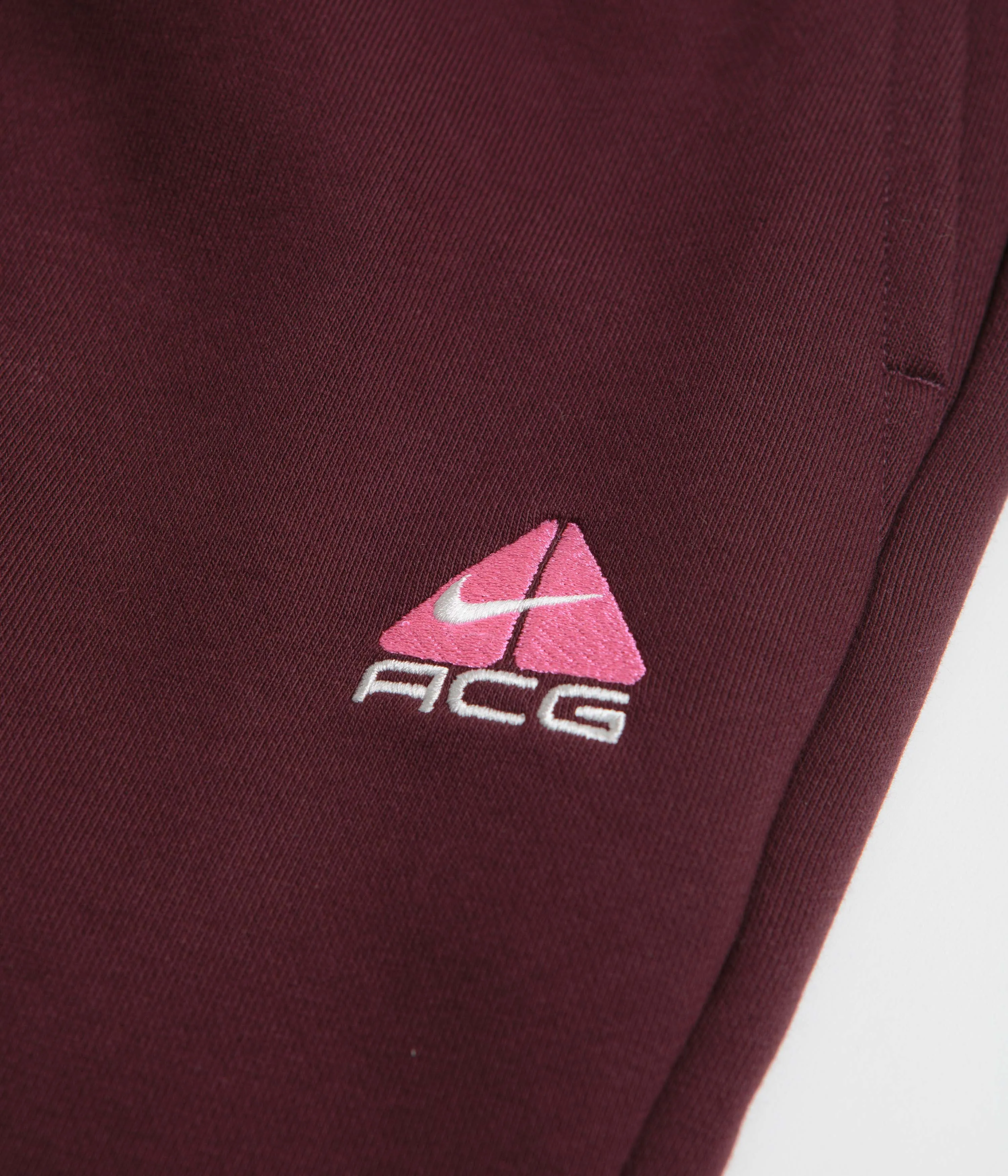 Nike ACG Tuff Fleece Lungs Pants - Burgundy Crush / Laser Fuchsia