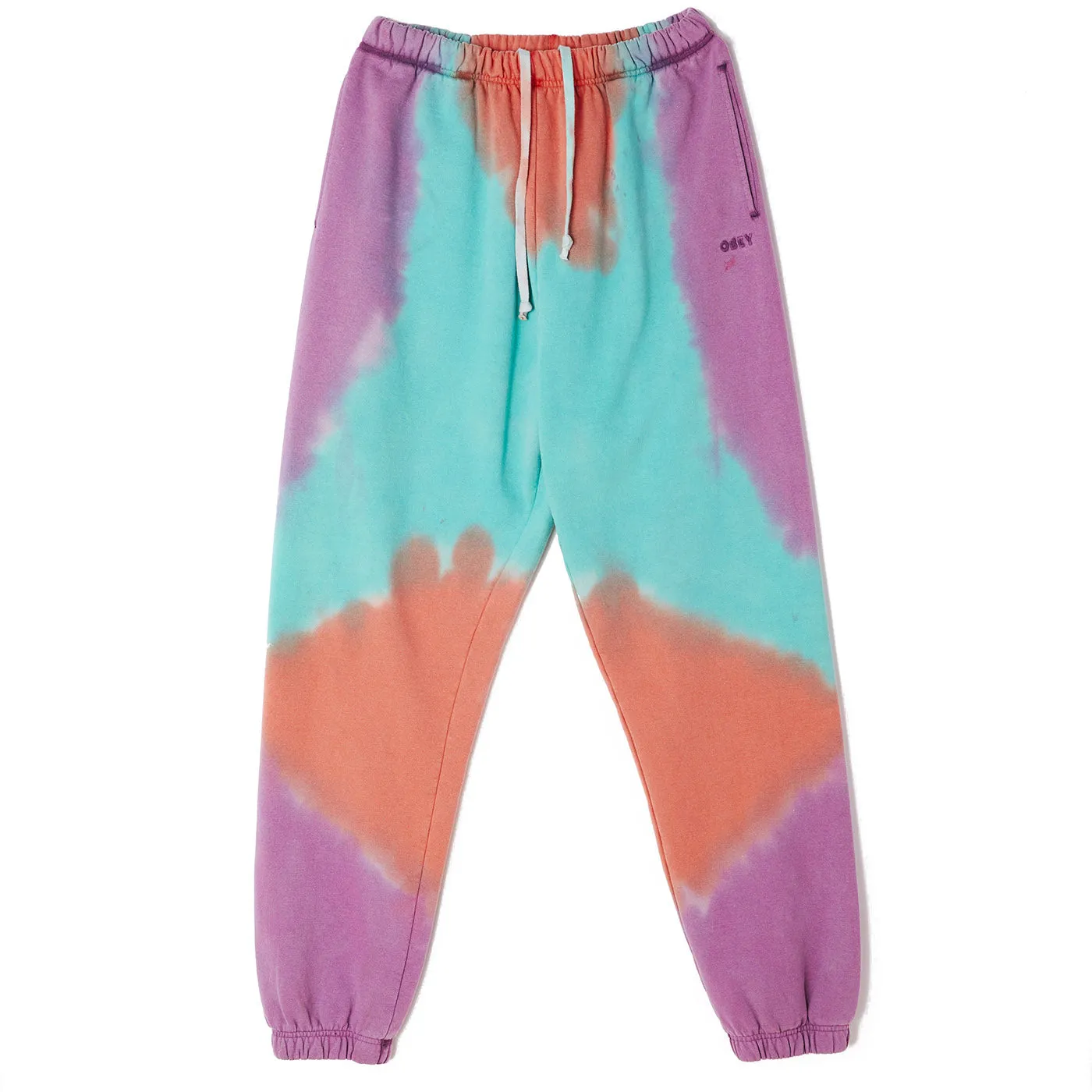 OBEY SUSTAINABLE TIE DYE SWEATPANT // PURPLE NITRO MULTI