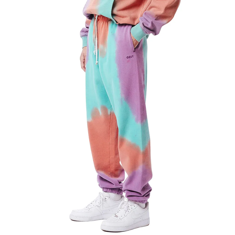 OBEY SUSTAINABLE TIE DYE SWEATPANT // PURPLE NITRO MULTI