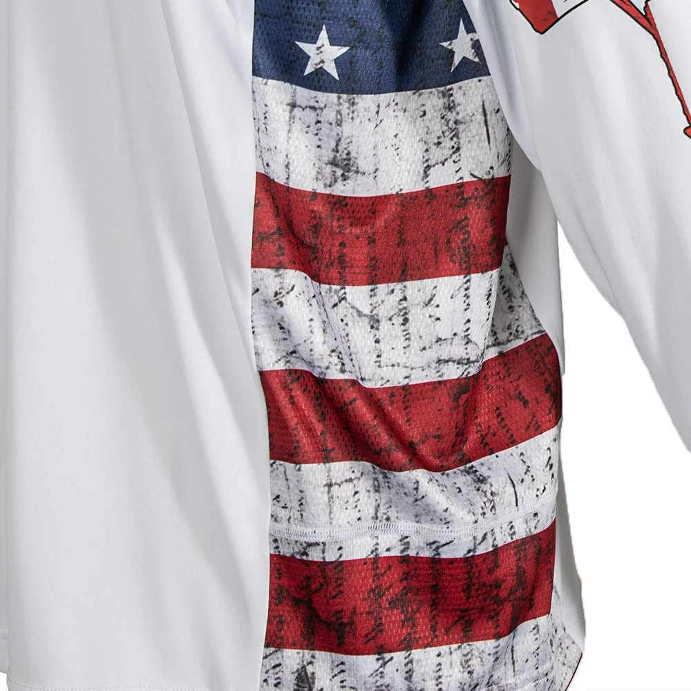 Performance Long Sleeve Shirt  | American Flag | Game On