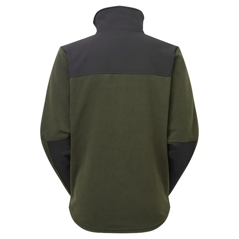 Ridgeline Hybrid Mens Jacket - Black/Olive