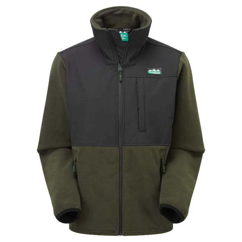 Ridgeline Hybrid Mens Jacket - Black/Olive