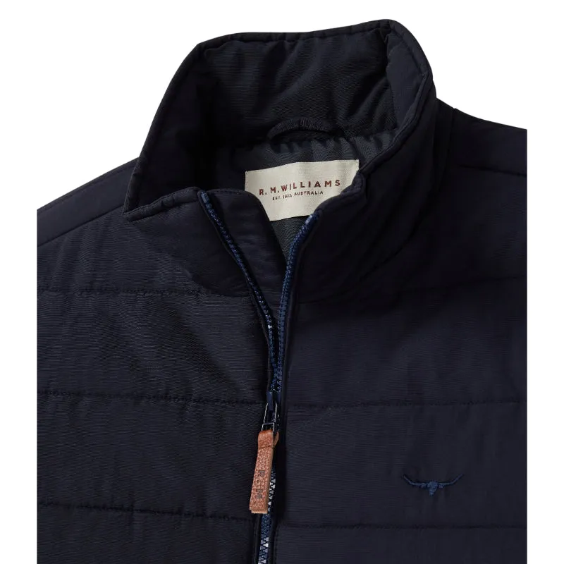 R.M.Williams Mens Patterson Creek Puffer Jacket - Navy