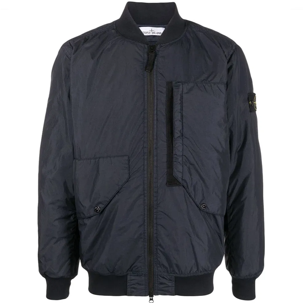 Stone Island Garment Dyed Crinkle Reps Bomber