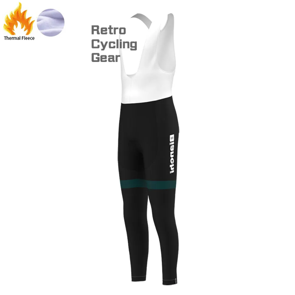 uci  Bianchi Fleece Cycling Bib Pants