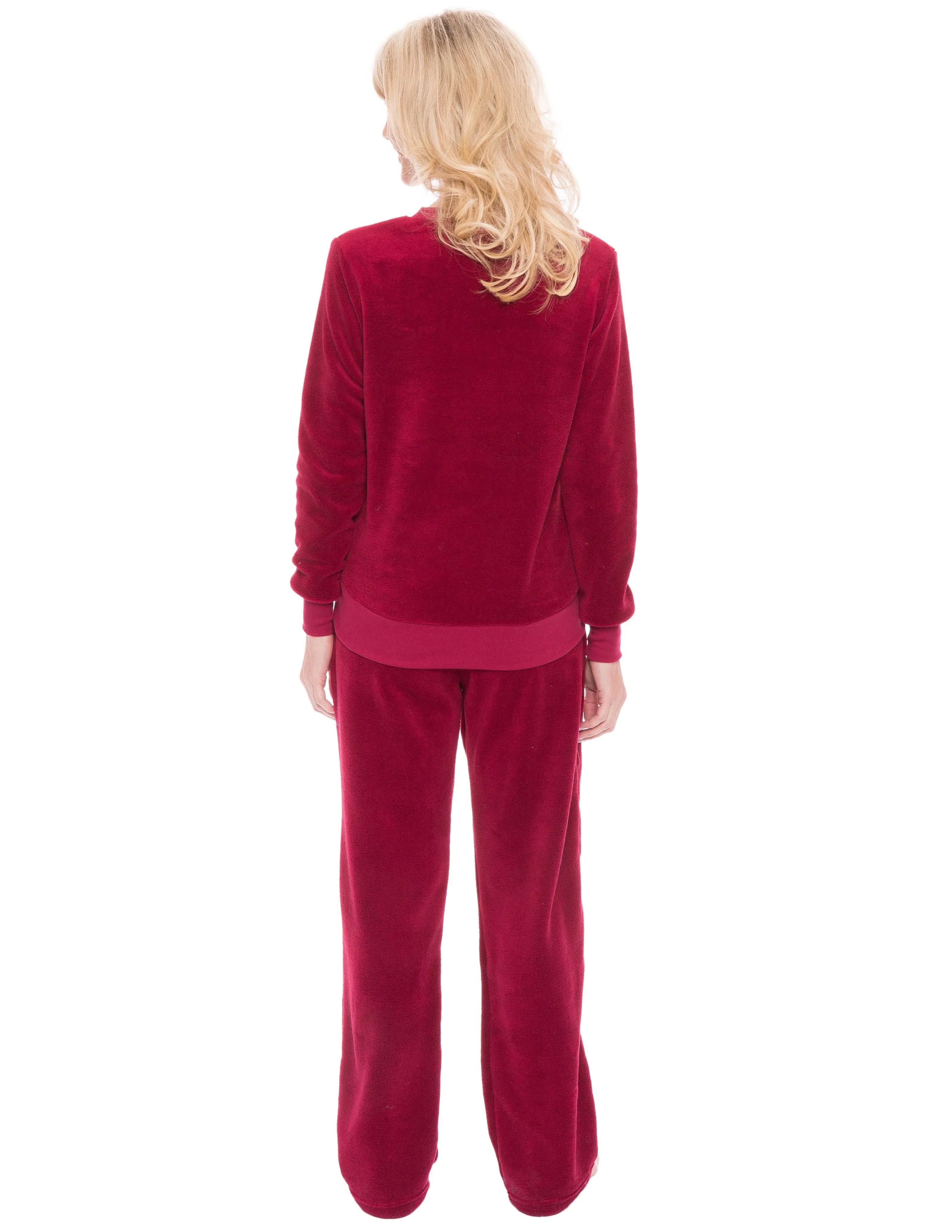 Womens Coral Fleece Lounge Set