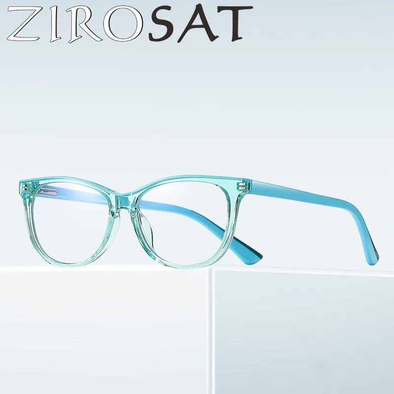 Zirosat Children's Unisex Full Rim Square Tr 90   Cp Eyeglasses  20207